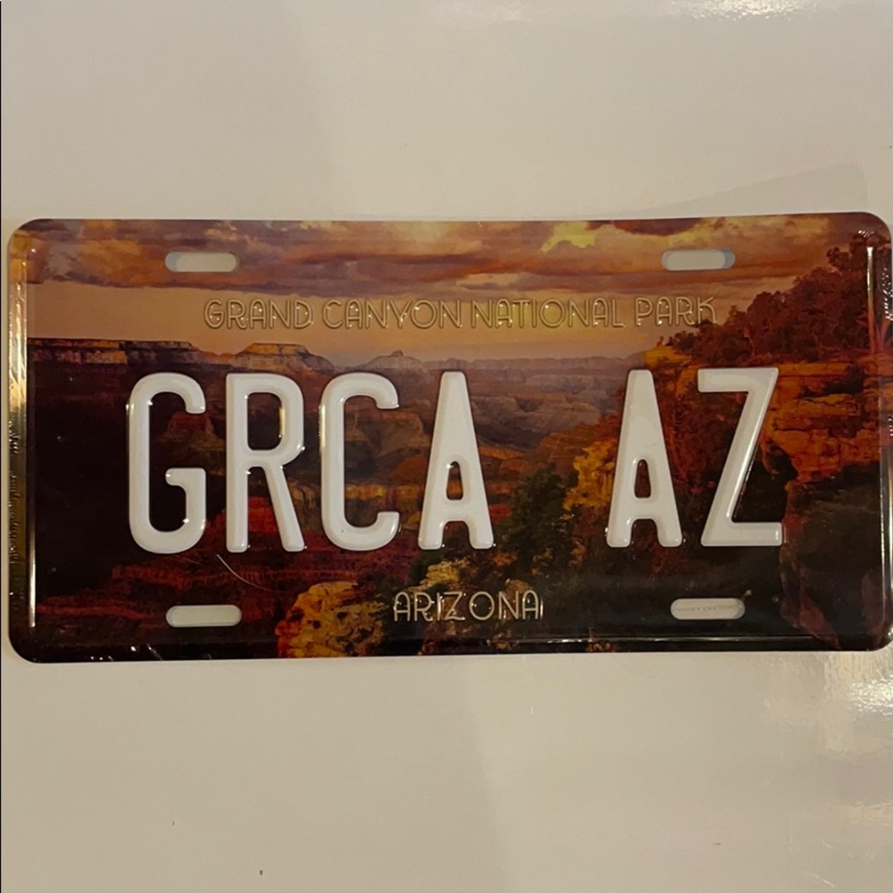 Grand Canyon Arizona Driving Car Plate